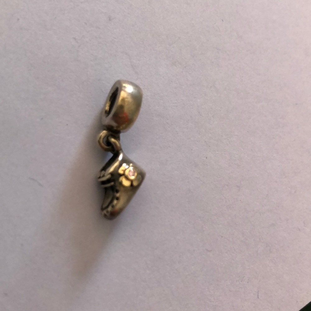 Pandora baby girl bootie dangle charm